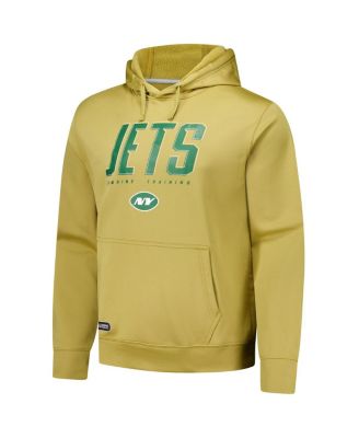 Men's Khaki New York Jets Top Ranked Pullover Hoodie