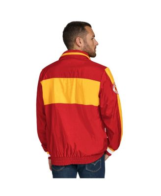 Men's Red Kansas City Chiefs Gael Lightweight Half-Zip Hoodie Jacket
