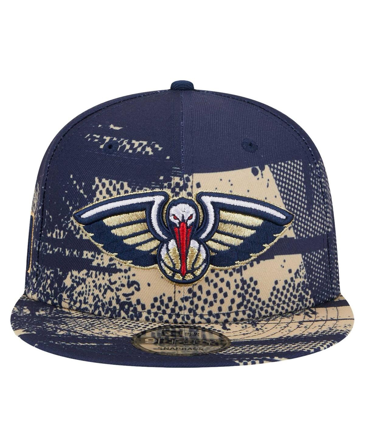 New Era Men's Navy New Orleans Pelicans Tip-off 9fifty Snapback Hat In Blue