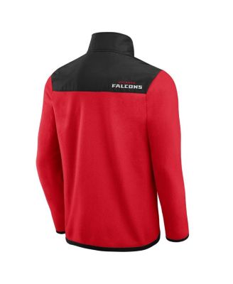 Darius Rucker Collection by Men's Red Atlanta Falcons Color Block Polar Fleece Full-Zip Jacket