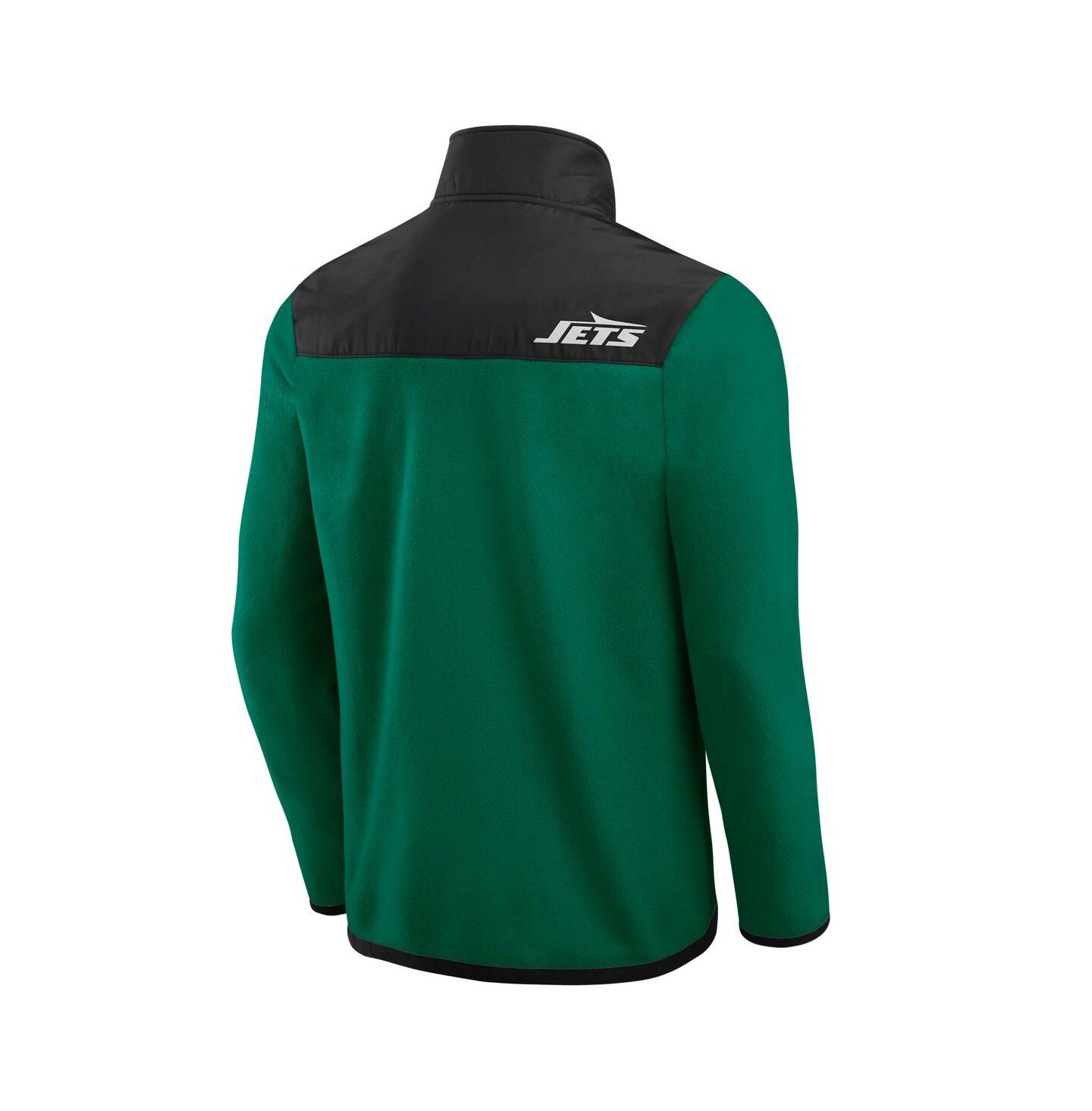 Мужская куртка Fanatics Darius Rucker Collection by Green New York Jets Color Block Polar Fleece Full-Zip — фото 2