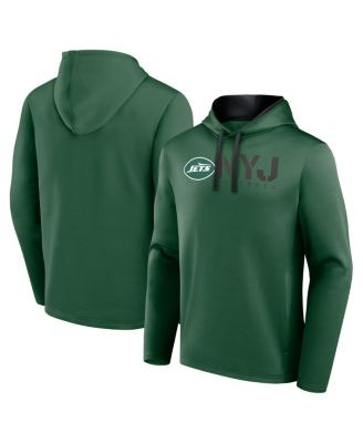 Logo Athletic - Men's Green New York Jets Head Start Pullover Hoodie