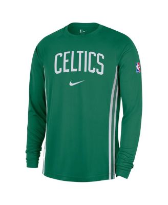 Men's Kelly Green Boston Celtics 2025/26 Authentic Pre-Game Legend Dri-FIT Long Sleeve Shooting Shirt