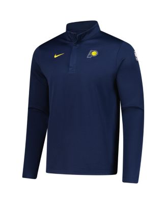 Men's Navy Indiana Pacers 2025/26 Authentic Coaches Quarter-Zip Dri-Fit Sweatshirt