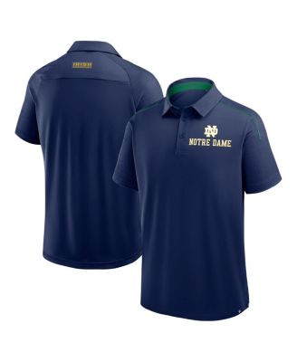 Fanatics - Men's Navy Notre Dame Fighting Irish Take the Lead Defender Raglan Polo Shirt