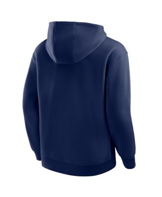 Men's Navy Notre Dame Fighting Irish Hometown Premium Rise and Conquer Half-Zip Hoodie