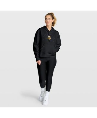 Women's Black Minnesota Vikings Eligible Receiver Legacy Pullover Hoodie