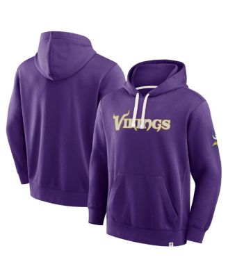 Men's Purple Minnesota Vikings New Horizons Heritage Pullover Hoodie