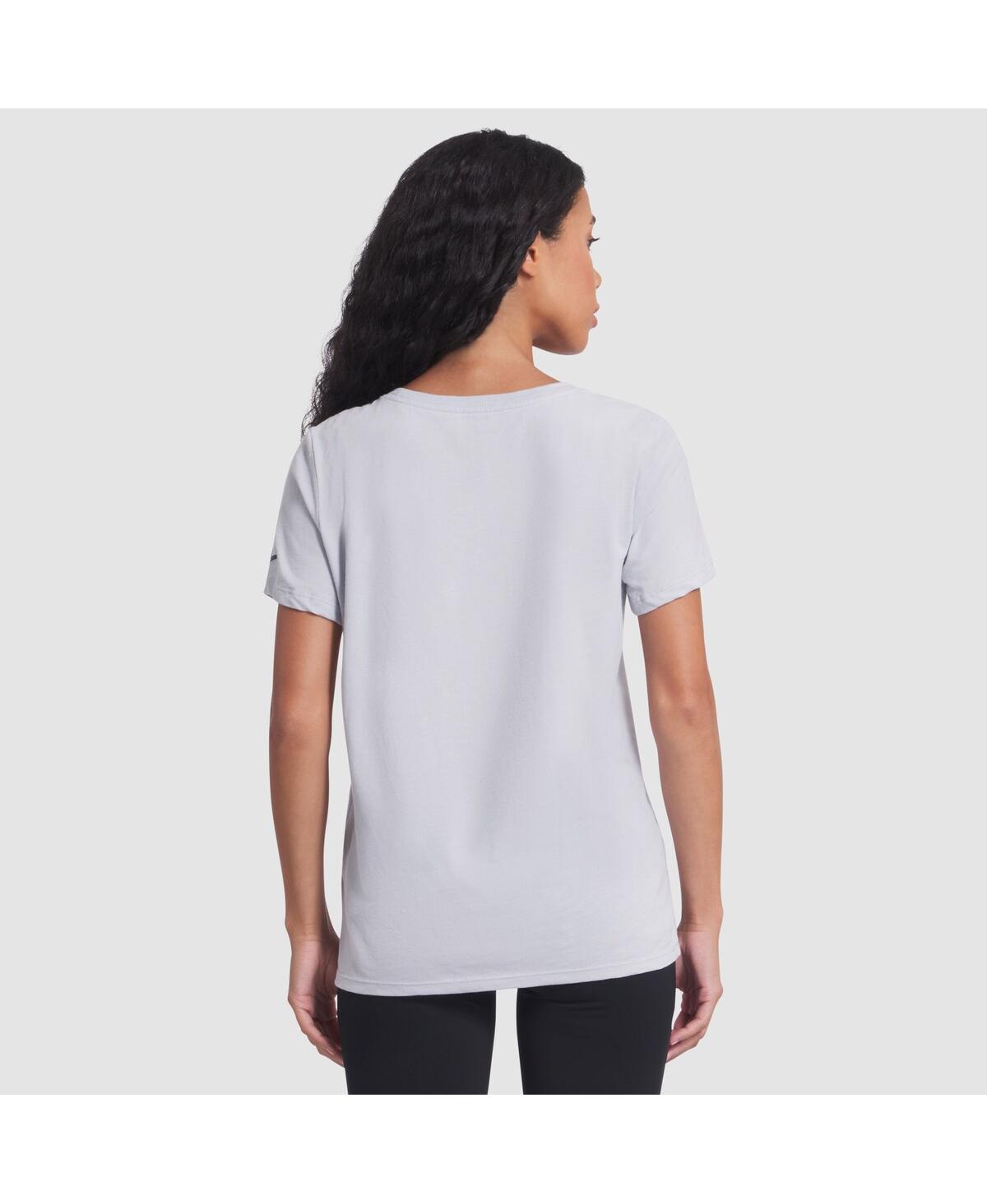 Nike Women's Silver New England Patriots 2025 Rivalries Collection Slub Dri-fit T-shirt In White