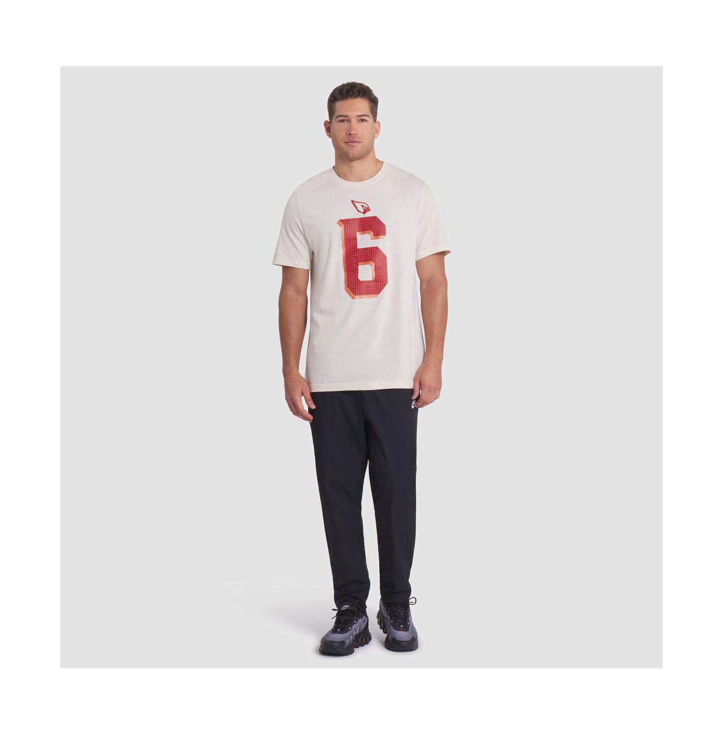 Мужская футболка Nike James Conner Natural Arizona Cardinals 2025 Rivalries Collection Player Name & Number — фото 3