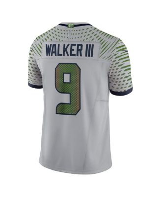 Men's Kenneth Walker III Wolf Gray Seattle Seahawks 2025 Rivalries Collection Limited Jersey