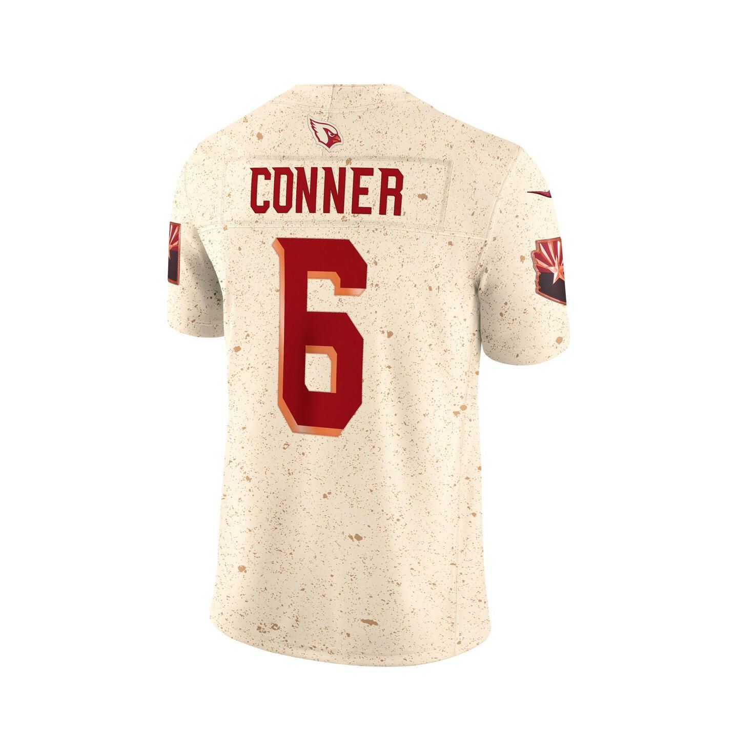 Мужской топ Nike James Conner Natural Arizona Cardinals 2025 Rivalries Collection Limited Jersey — фото 3