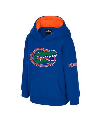 Toddler Royal Florida Gators Big Logo Volume Fleece Pullover Hoodie