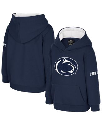 Colosseum - Toddler Navy Penn State Nittany Lions Big Logo Volume Fleece Pullover Hoodie