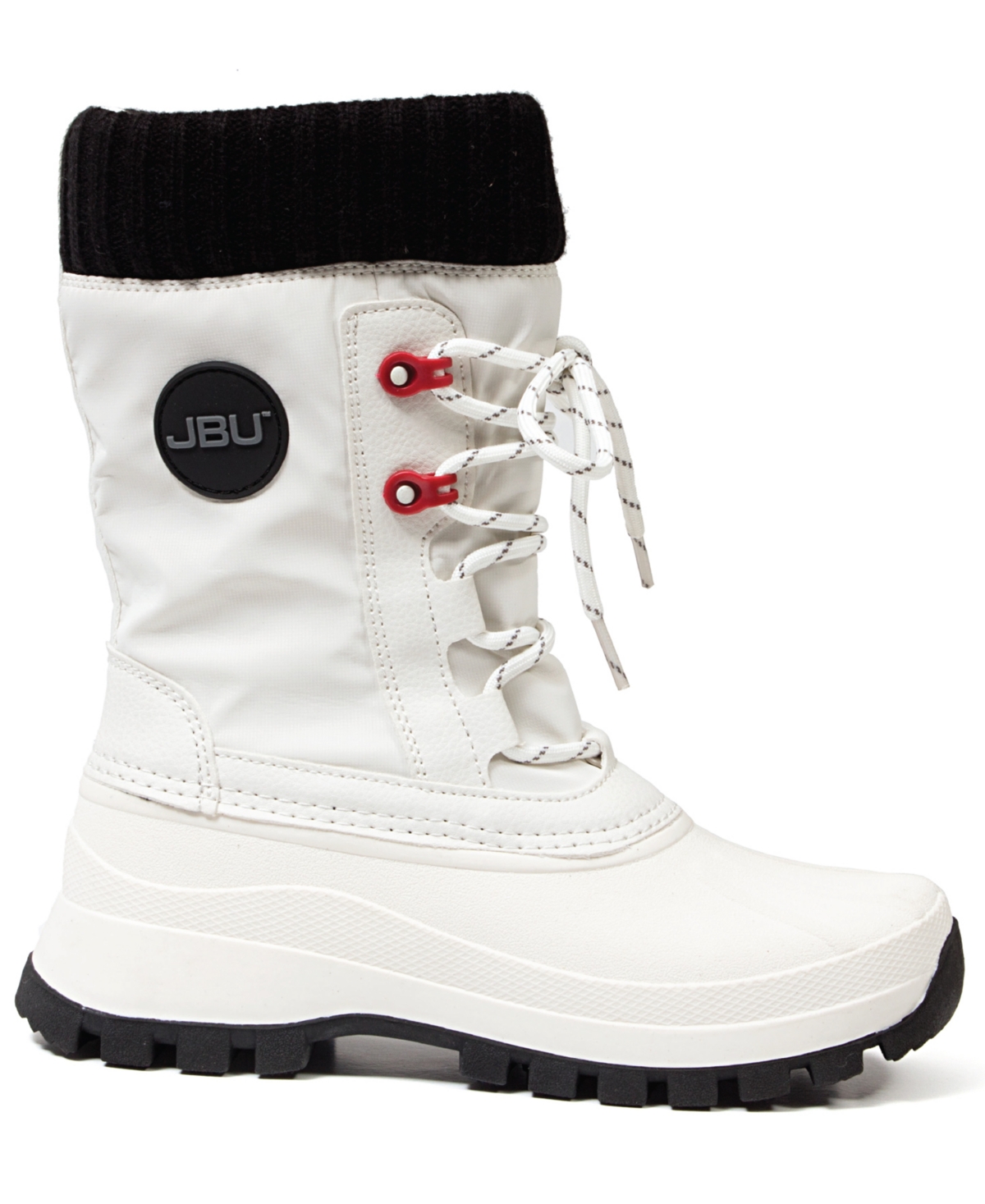 Jbu Women's Fayth Lace Up Boots In White