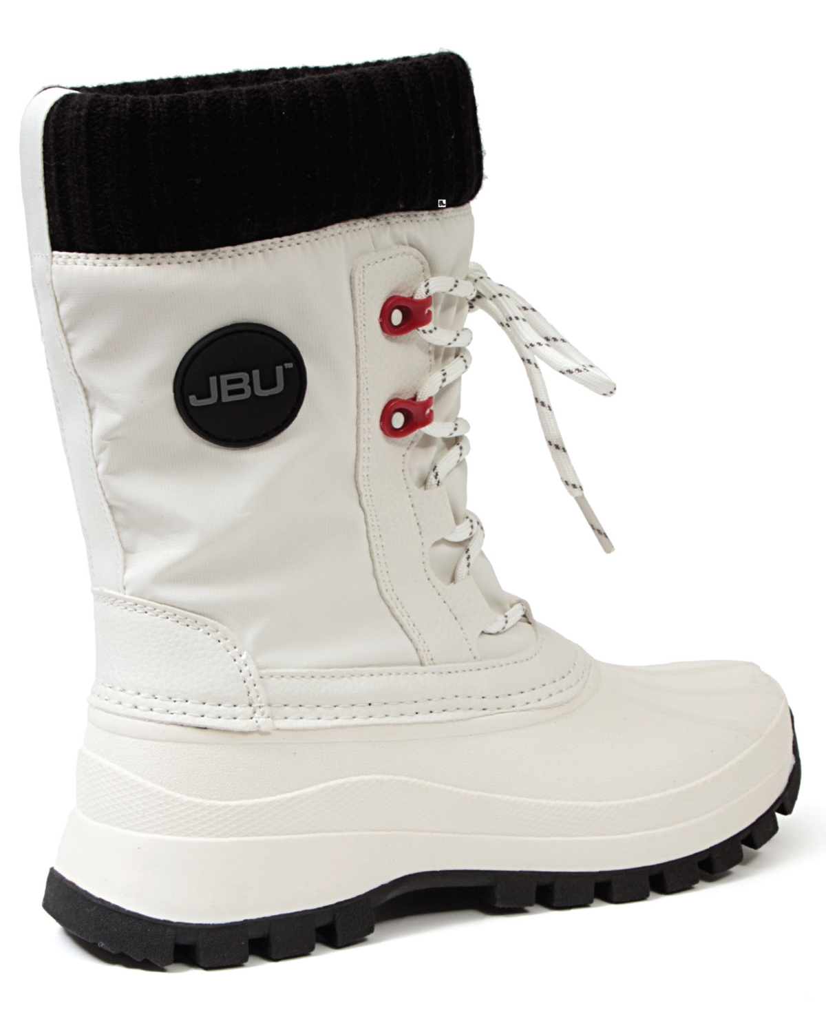 Jbu Women's Fayth Lace Up Boots In White