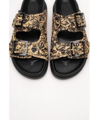 Milana Leather Double Strap Sandal (Women)