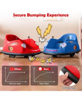 12V Electric Kids Bumper Car with Remote Control and Spinning Fun