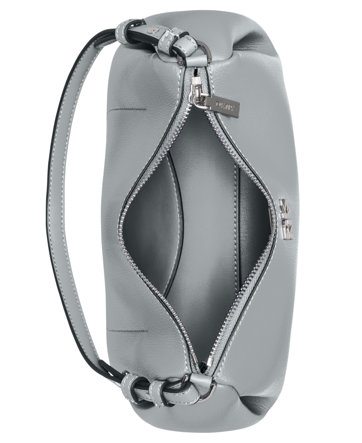 Dkny Remy Top Zip Shoulder Bag In Gray