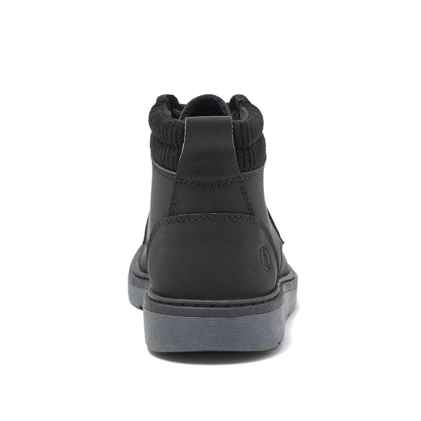 Ботинки Lands' End Moc Toe Flannel Lined Lace Up Boots для девочек, цвет: Чёрный — фото 4