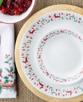 Winter Berries 18 Pc. Dinnerware Set, Service For 6