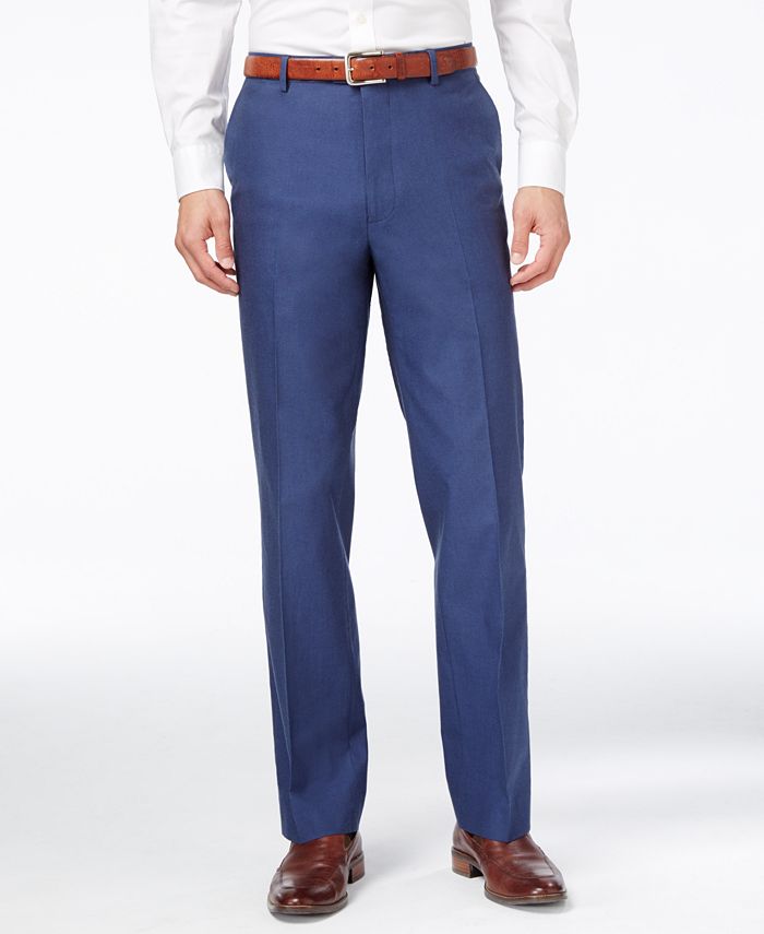 Tommy Hilfiger Men's Blue Stretch Modern-Fit Pants - Macy's