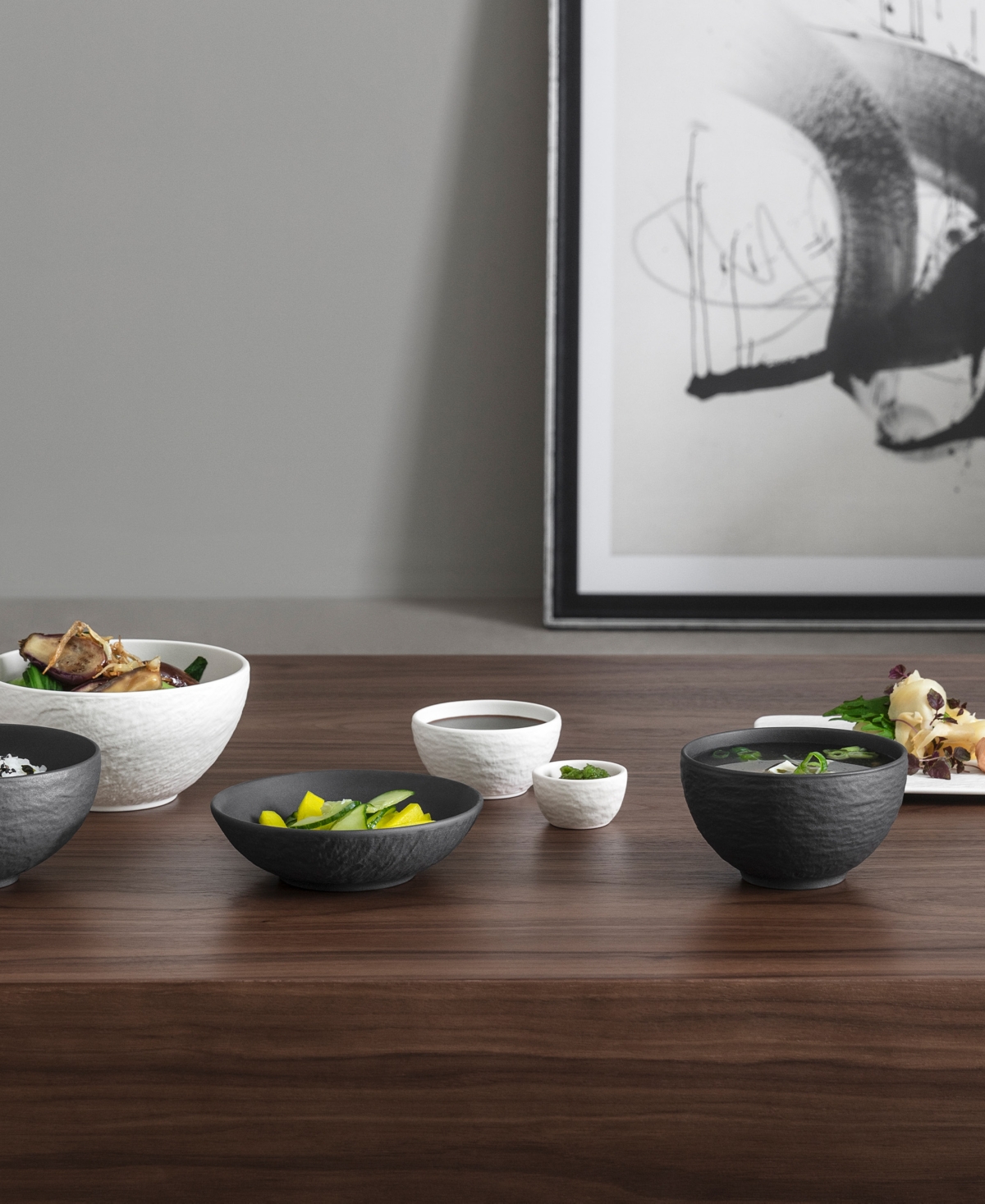 Villeroy & Boch Manufacture Rock Salt And Pepper Cellars, Set Of 6 In White