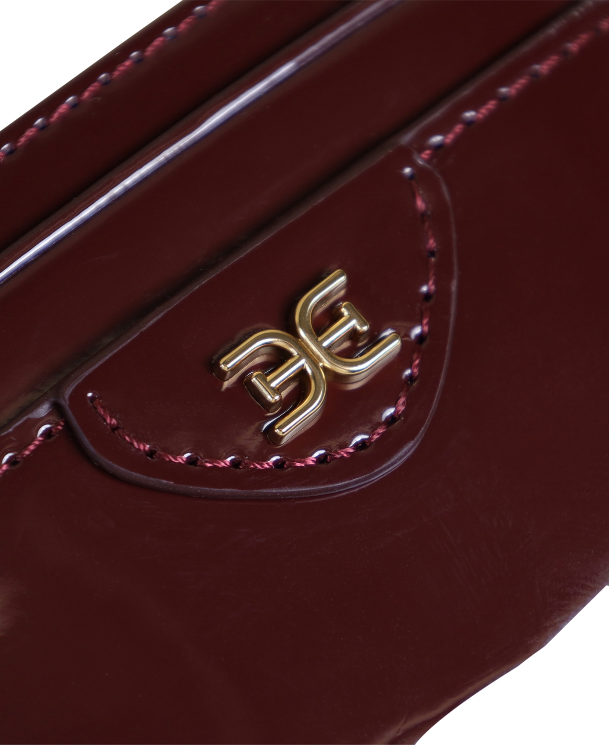 Sam Edelman Holiday 5-slot Card Case In Burgundy