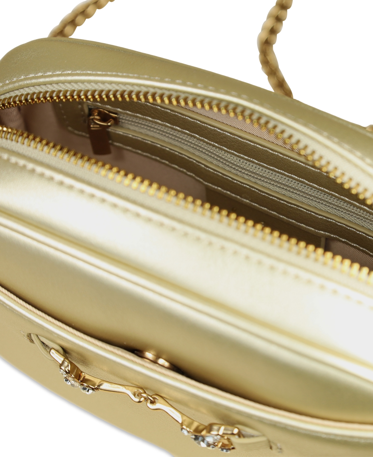 Sam Edelman Holiday Lora Back Pocket Crossbody Bag In Gold