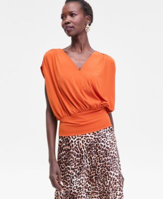 Women's Surplice V-Neck Top