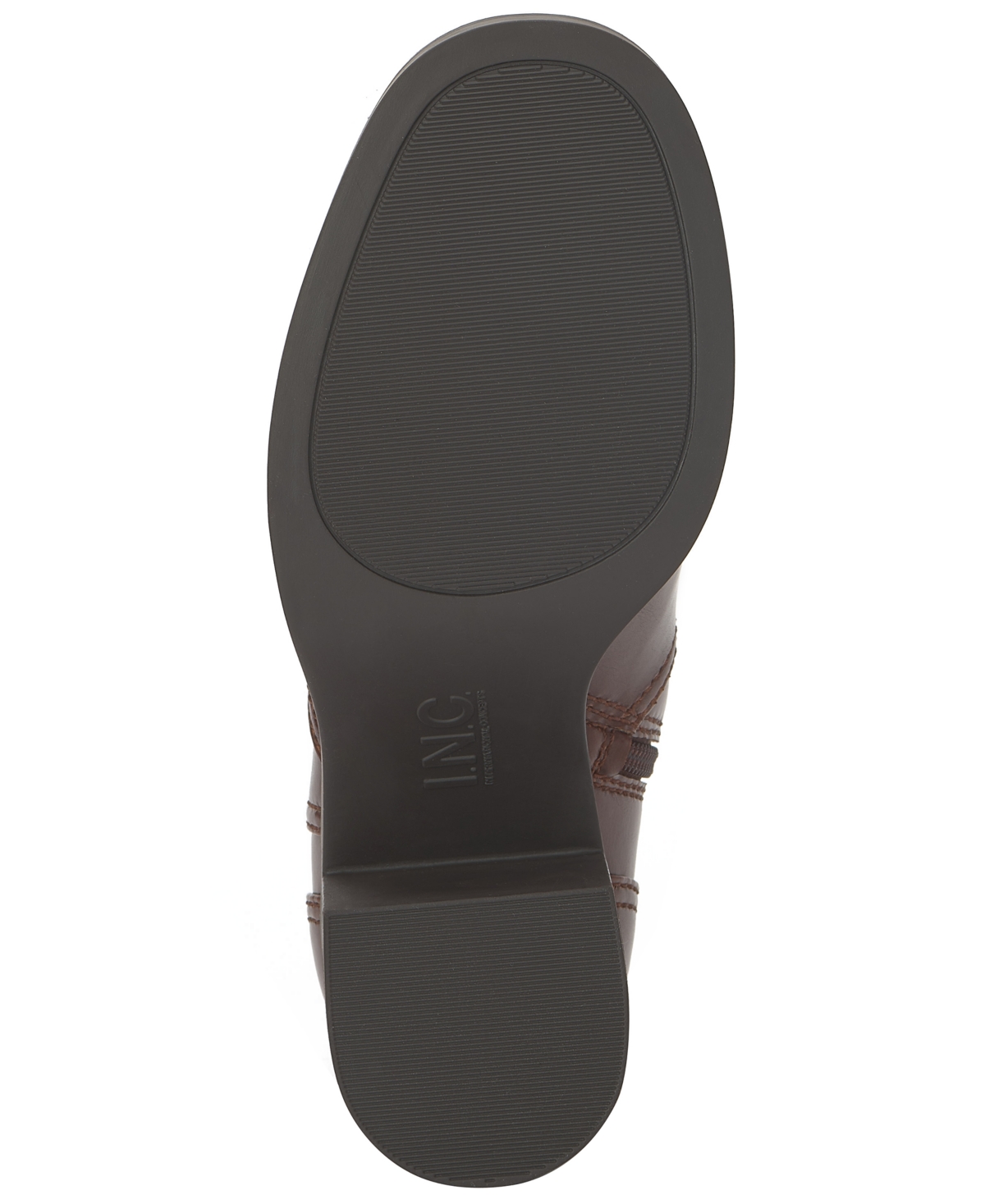 Inc International Concepts Women's Minha Block Heel Booties, Macy's Exclusive In Brown