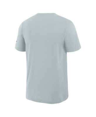 Men's Silver New England Patriots 2025 Rivalries Collection Slub Dri-FIT T-Shirt