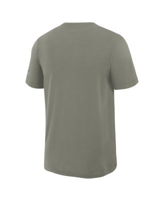 Men's Dark Stucco New York Jets 2025 Rivalries Collection Slub Dri-FIT T-Shirt