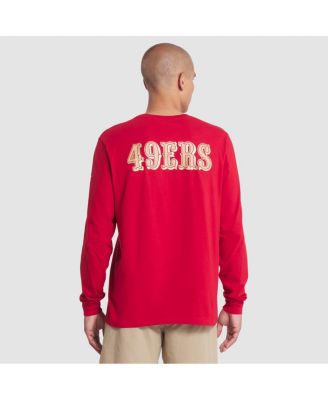 Men's Scarlet San Francisco 49ers 2025 Rivalries Collection Essential Long Sleeve T-Shirt