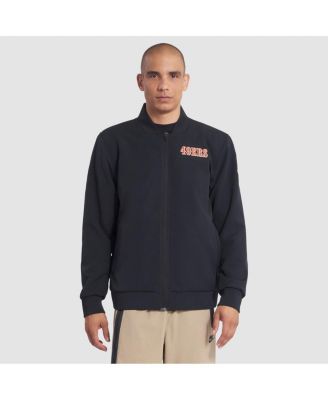 Nike - Men's Black San Francisco 49ers 2025 Rivalries Collection Sideline Full-Zip Bomber Jacket