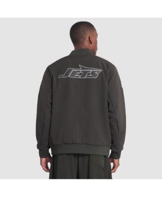 Men's Gotham Green New York Jets 2025 Rivalries Collection Sideline Full-Zip Bomber Jacket