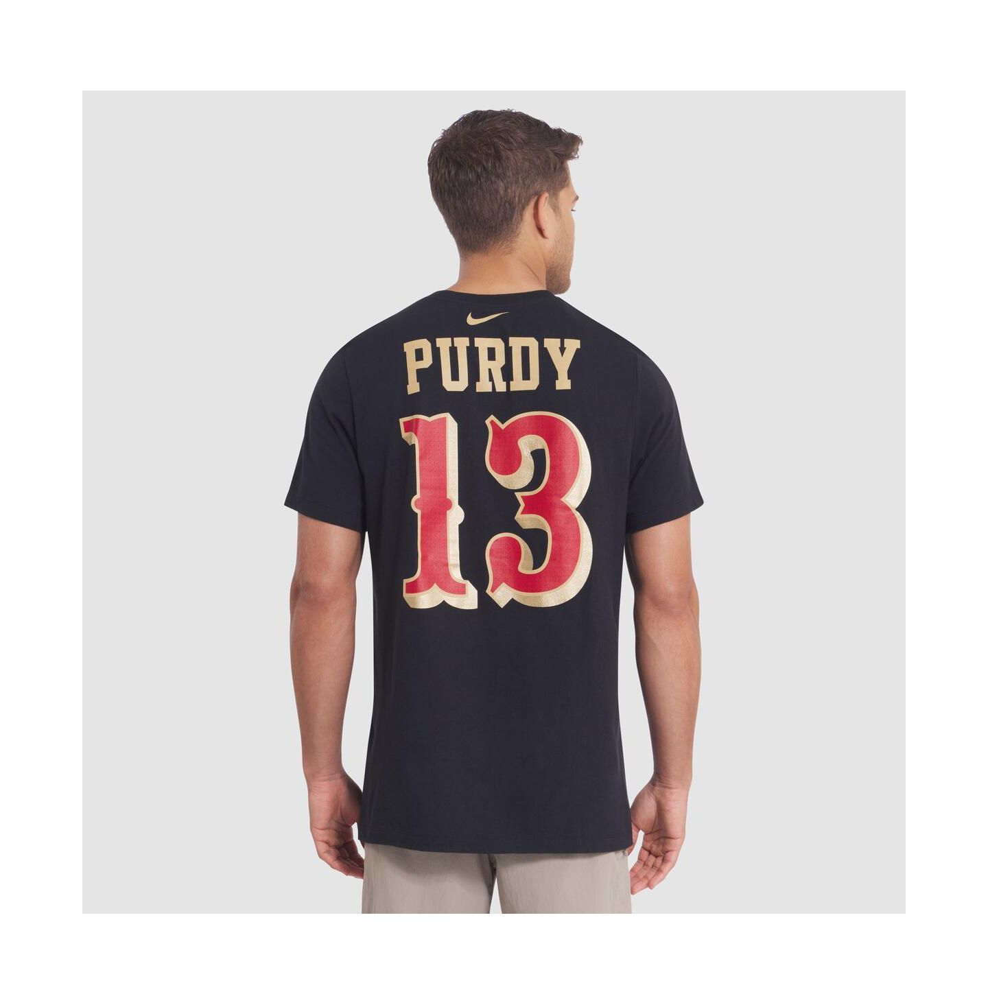 Мужской топ Nike Brock Purdy Black San Francisco 49ers 2025 Rivalries Collection Player Name & Number Jersey — фото 2