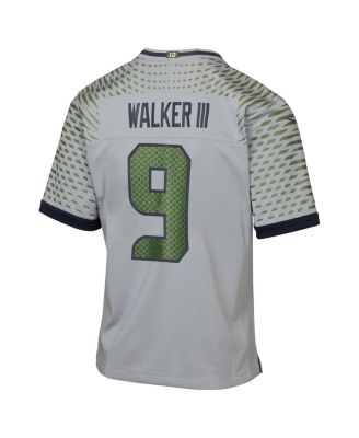 Big Boys and Girls Kenneth Walker III Wolf Gray Seattle Seahawks 2025 Rivalries Collection Game Jersey