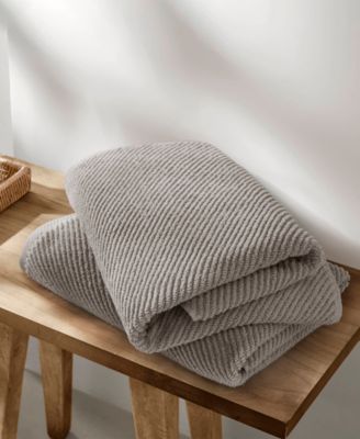 Diagonal Ribbed Cotton 6-Pc. Towel Set