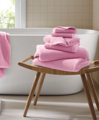 Diagonal Ribbed Cotton 6-Pc. Towel Set