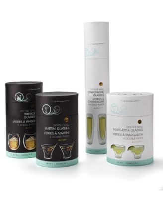 Hand Blown Whiskey Glasses, Set of 2