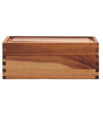 Acacia 11.5" Recipe Box