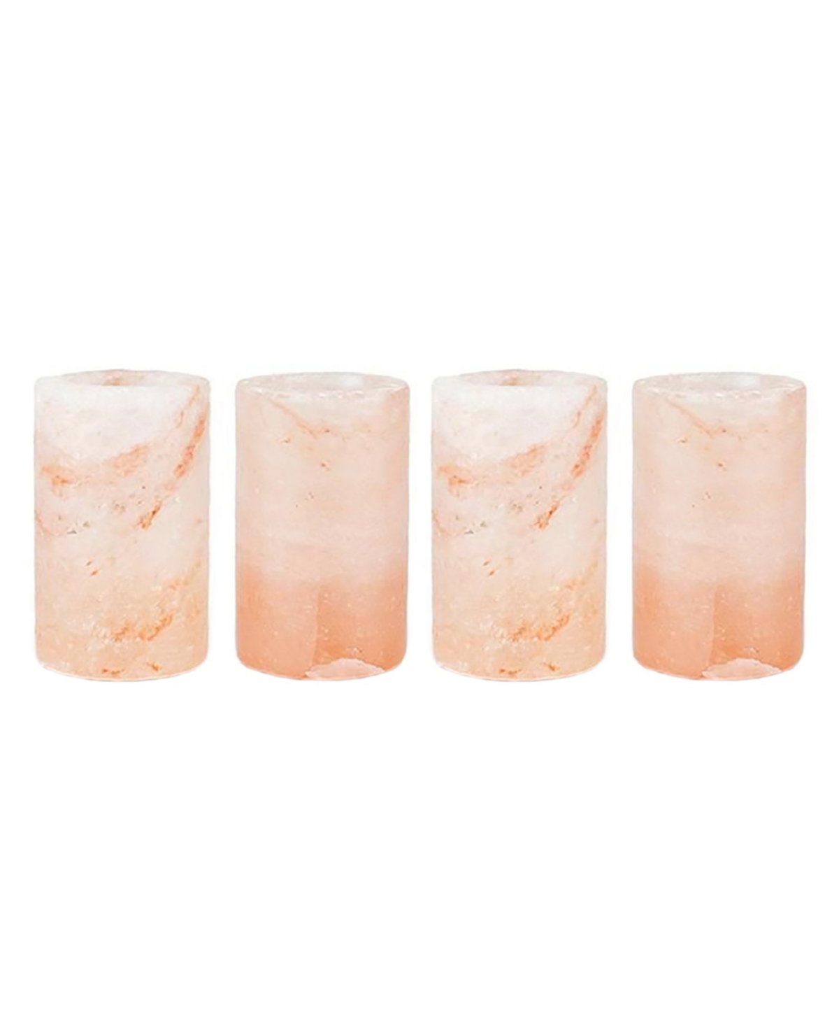 Outset Himalayan Salt Shots, Set Of 4 In Pink