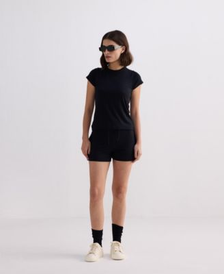 Essential Short Sleeve Tee in Black