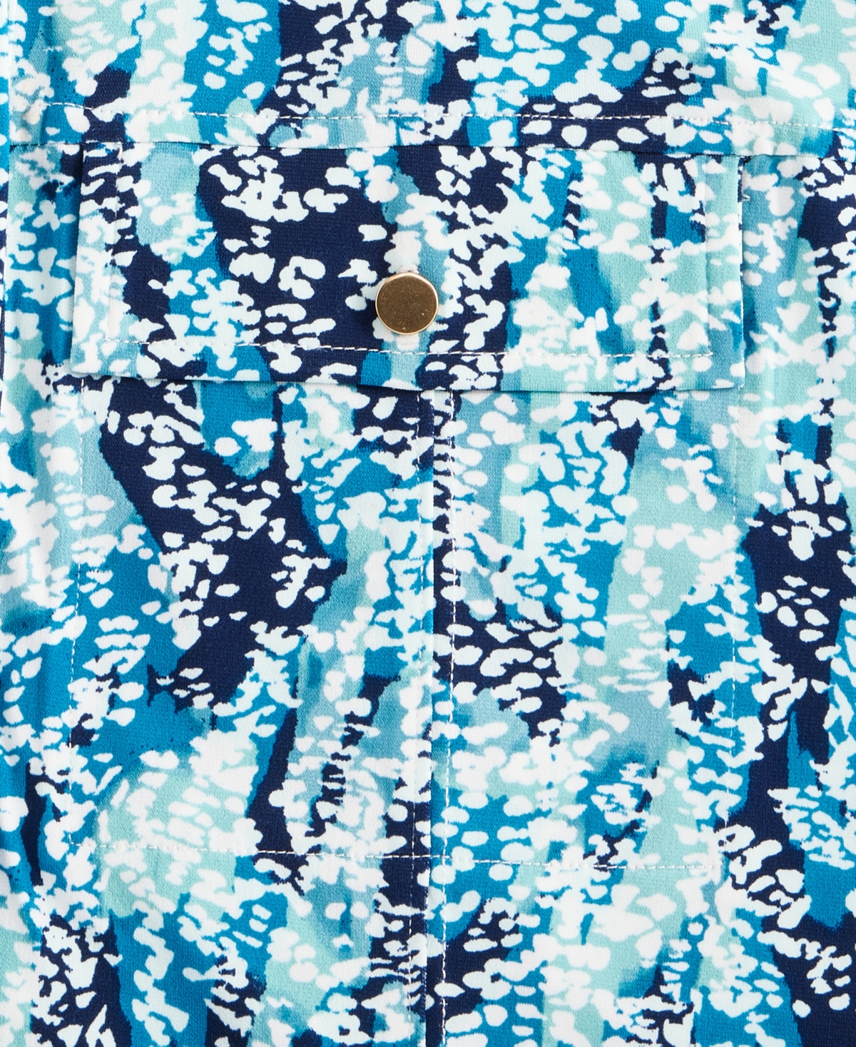 I.n.c. International Concepts Women's Printed Utility Top, Macy's Exclusive