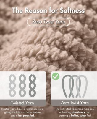 Diagonal Ribbed Cotton 4-Pc. Hand Towel Set