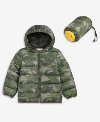 Epic Threads - Boys Toddler 2T-4T Camo Packable Jacket