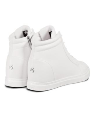Kids White Wedge Sneaker