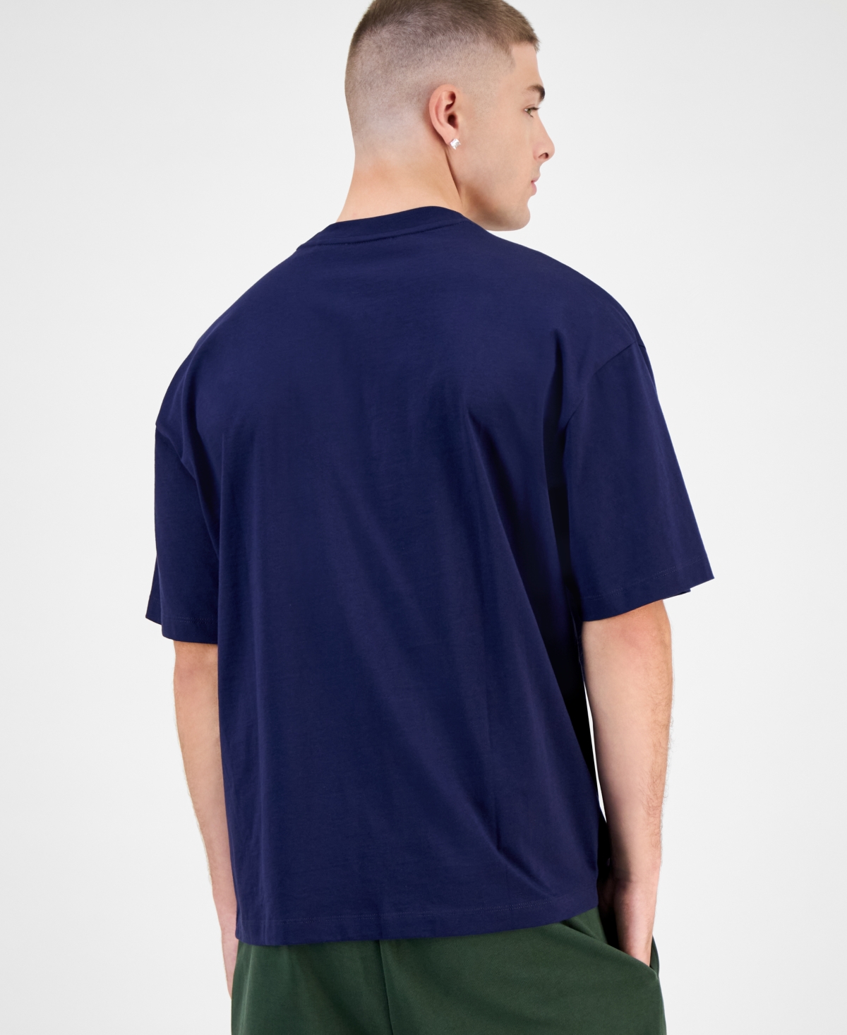 Hugo Boss Men's Difluro Oversized Short Sleeve Crewneck Graphic T-Shirt