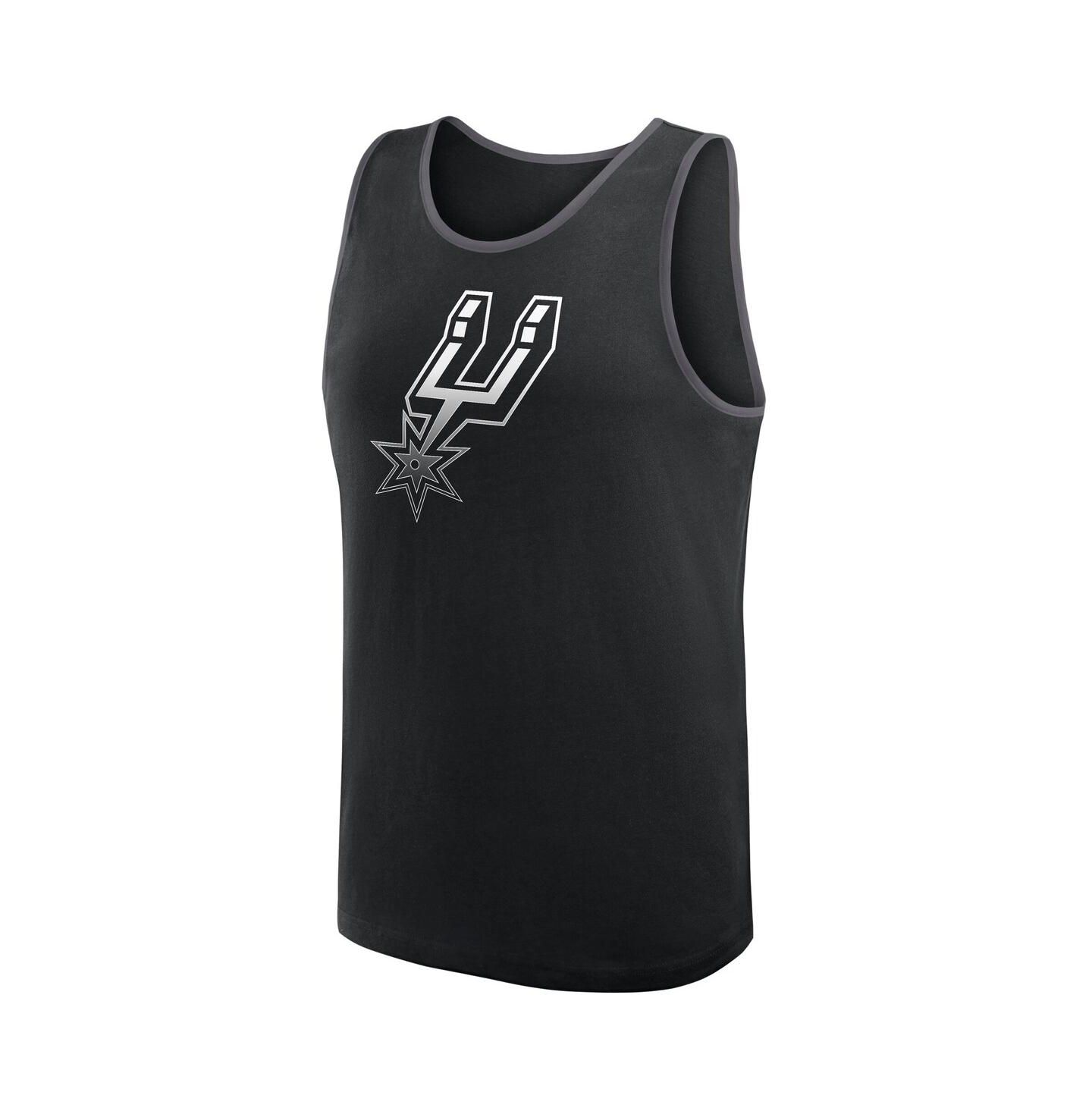 Мужская футболка Logo Athletic Black San Antonio Spurs Unmatched Success — фото 2
